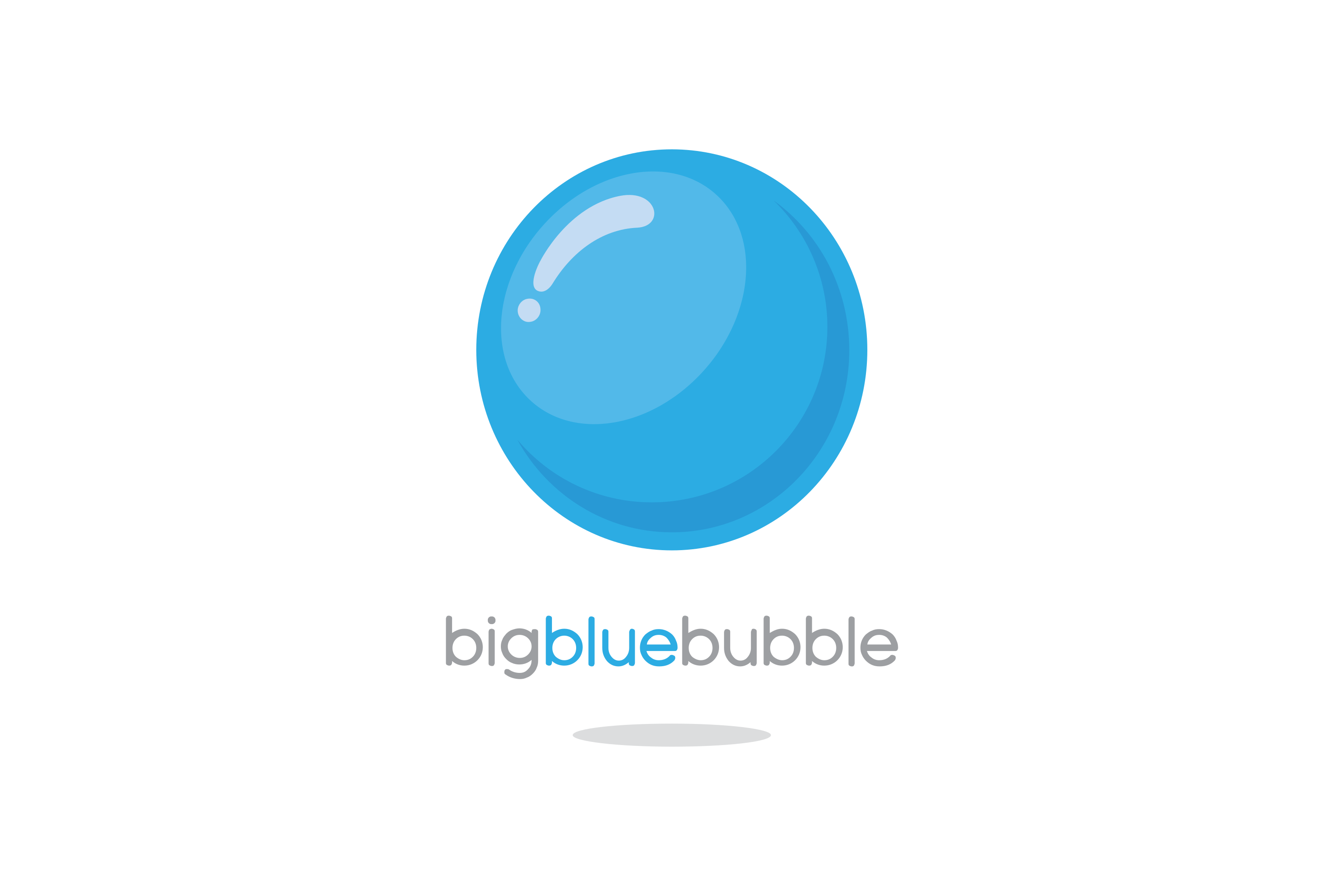 Big Blue Bubble Logo